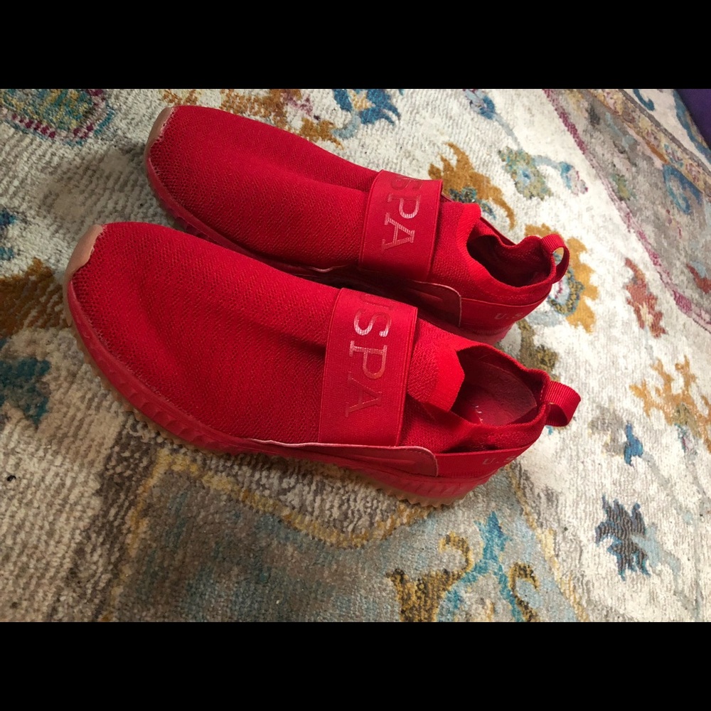 Polo US Polo Association Sock sneakers size 8 medium.  Super comfortable.